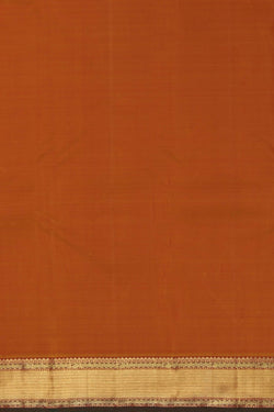 Image of Arani Silk Kattam Orange Saree