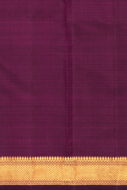 Image of Arani Silk Kattam Purple Saree