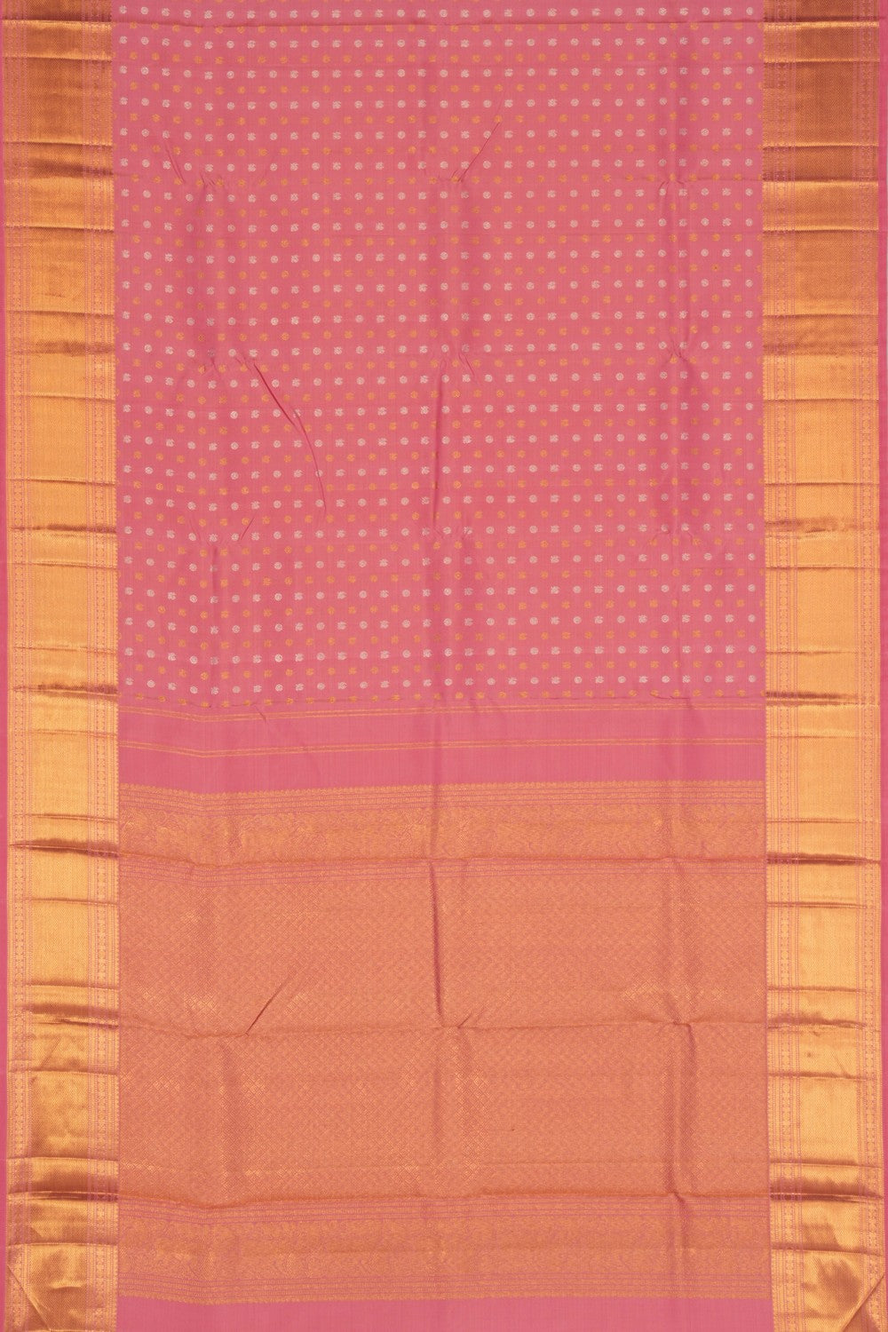 Arani Silk Brocade Lavender Pink Saree