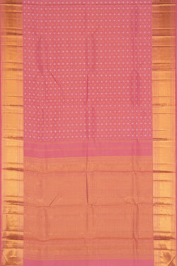 Image of Arani Silk Brocade Lavender Pink Saree