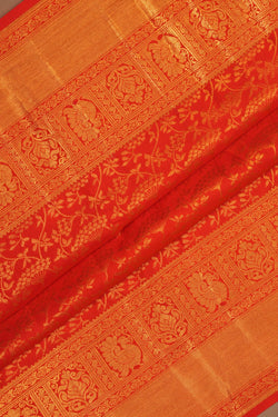 Image of Kanchipattu Brocade Red Saree