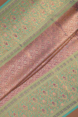 Image of Kanchipattu Tissue Brocade Purple Saree