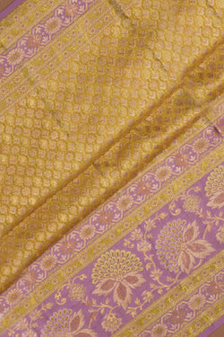 Image of Kanchipattu Tissue Brocade Green Saree