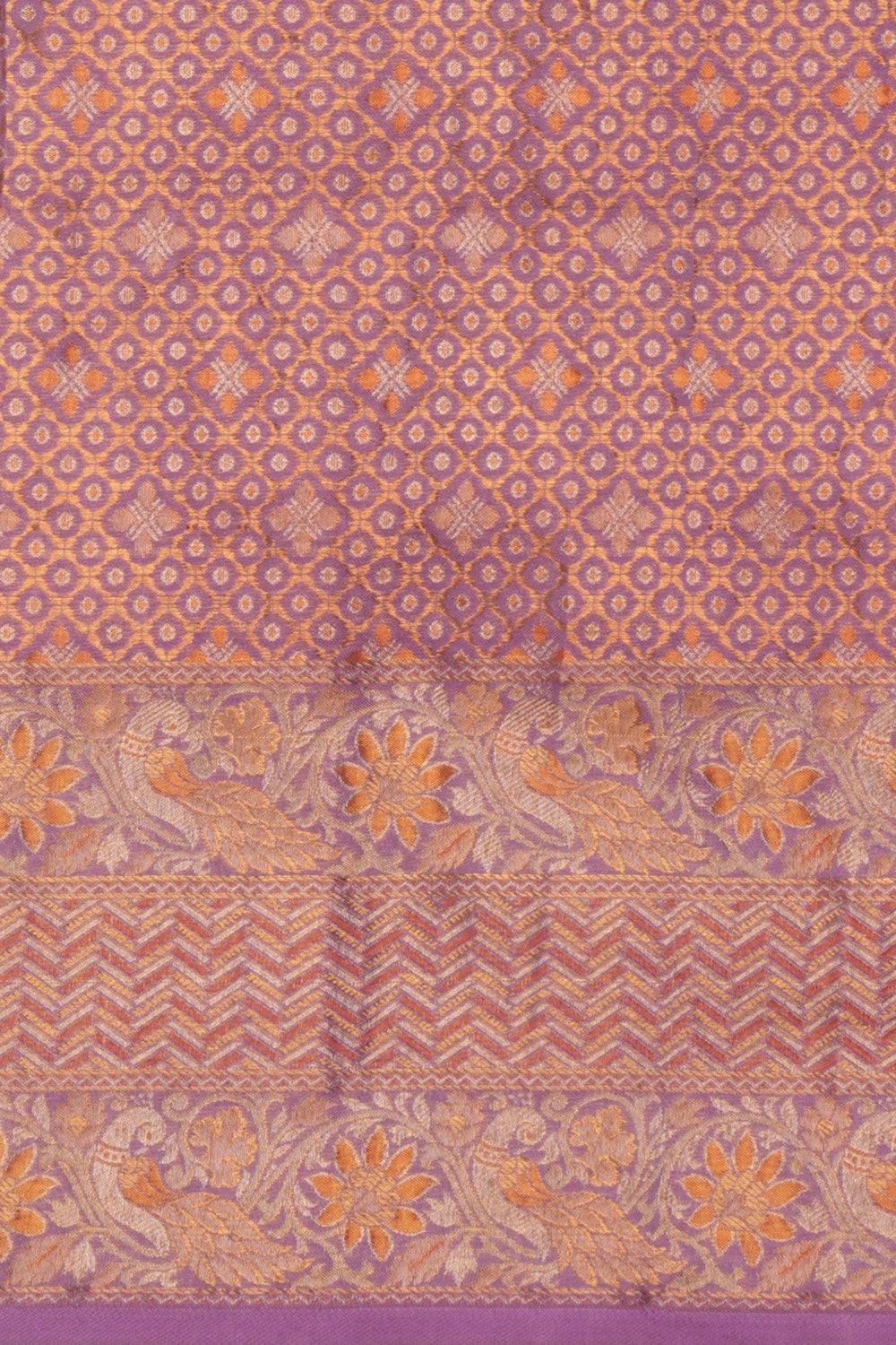 Kanchipattu Pink Tissue Brocade Saree