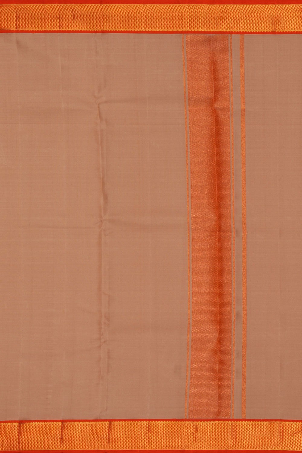 Image of Kanchi Silk Off-White Dhoti With Kanduva (8 X 4)