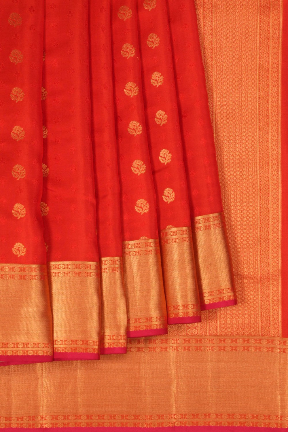 South Silk Red Saree