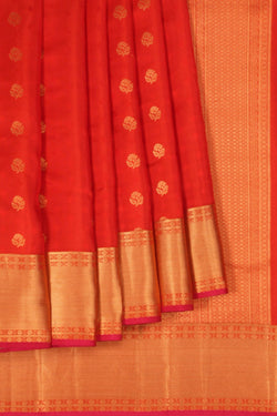 Image of South Silk Red Saree