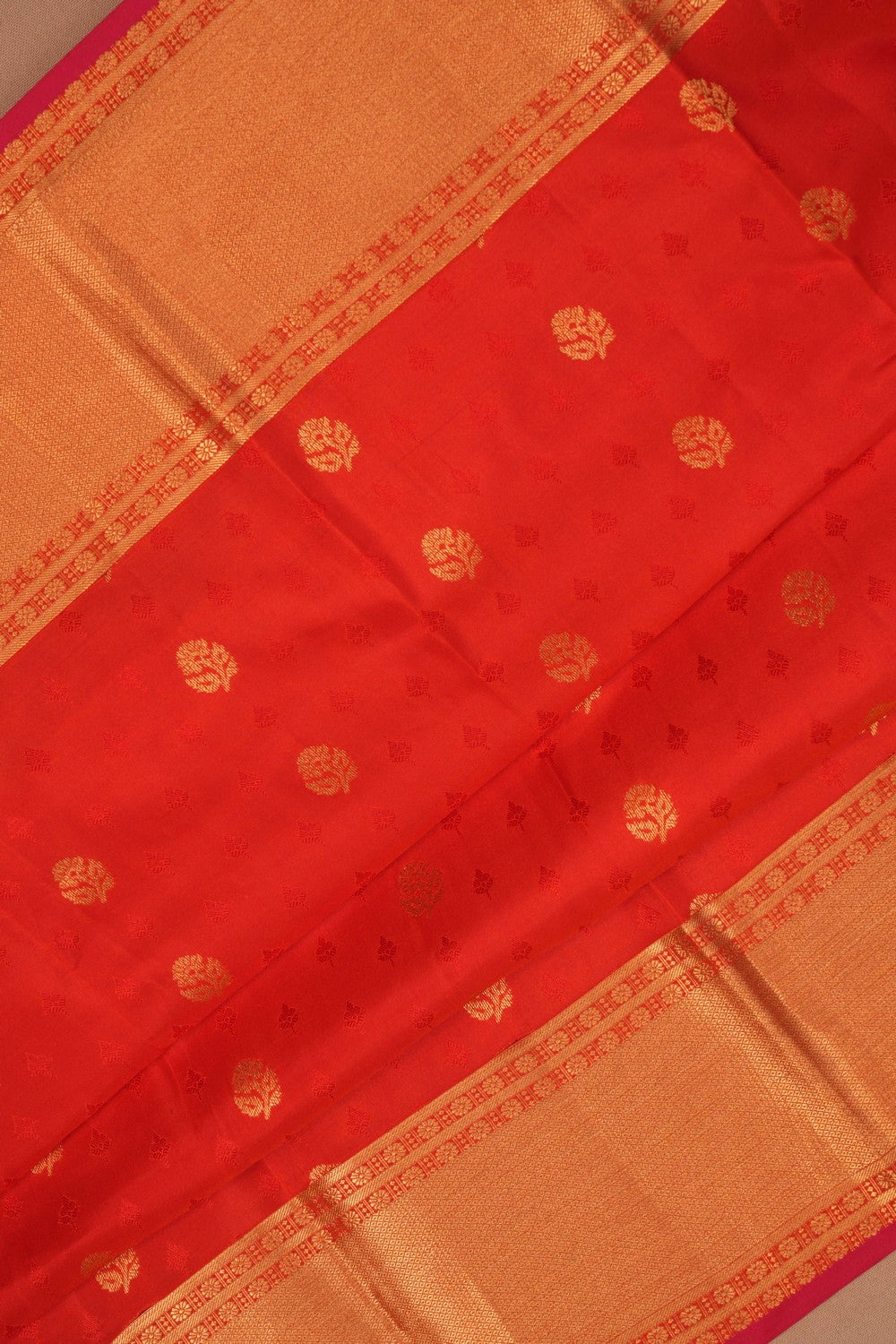 South Silk Red Saree