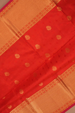 Image of South Silk Red Saree