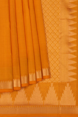 Image of South Silk Yellow Saree