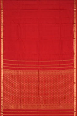 Image of South Silk Red Saree