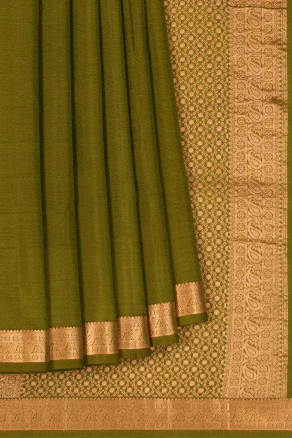 South Silk Green Saree