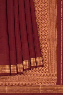 Image of South Silk Maroon Saree