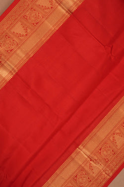 Image of South Silk Red Saree