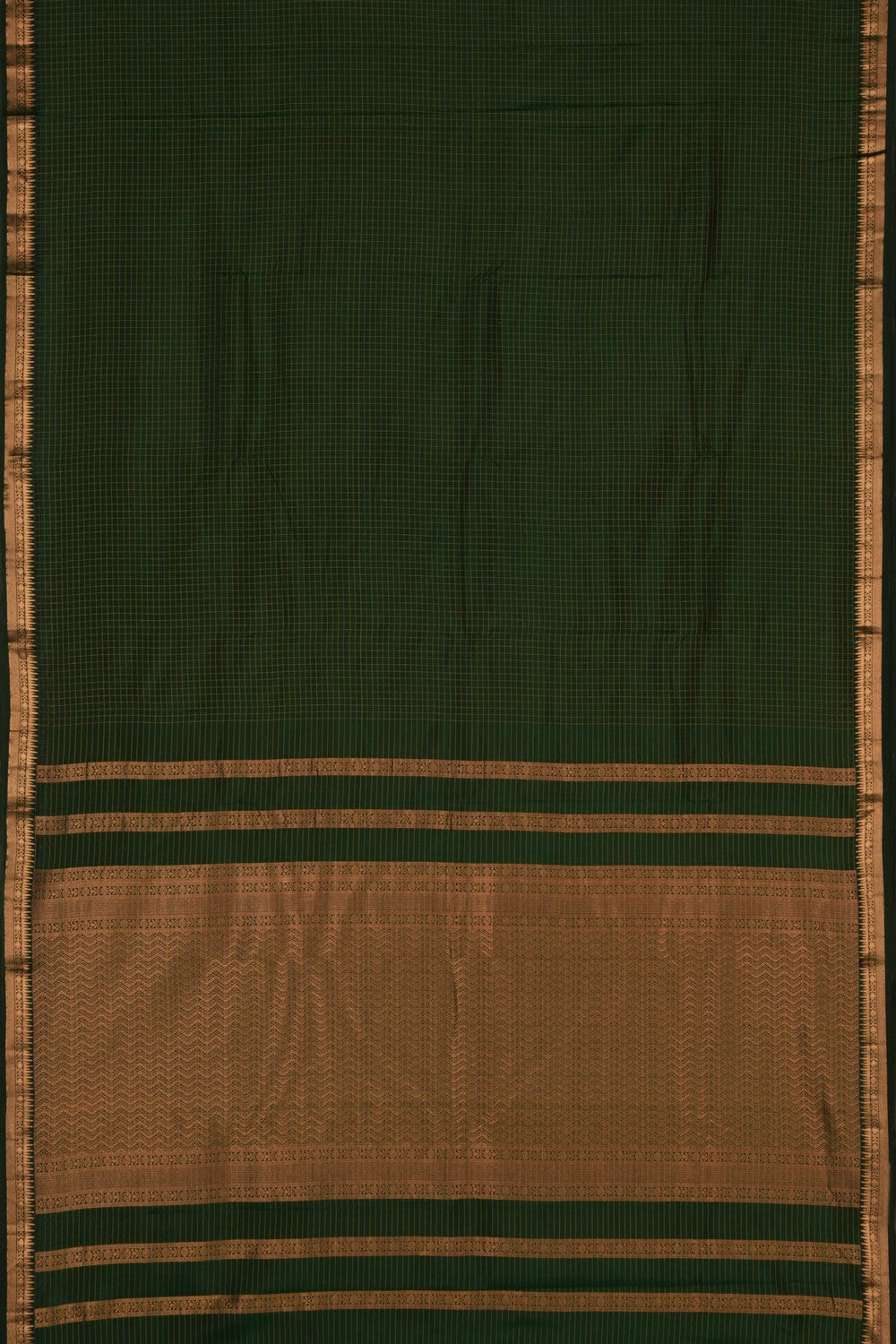 South Silk Kattam Green Saree