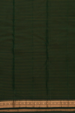 Image of South Silk Kattam Green Saree