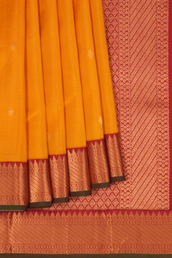 Image of South Silk Yellow Saree