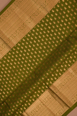 Image of South Silk Green Saree