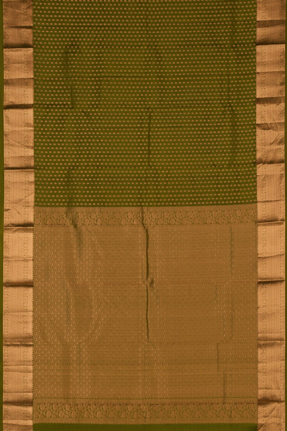 South Silk Green Saree