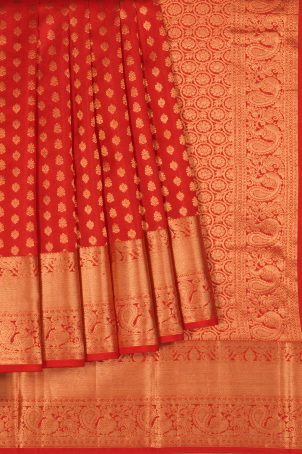 South Silk Red Saree