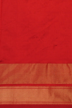 Image of Pochampally Ikat Silk Off-White Saree