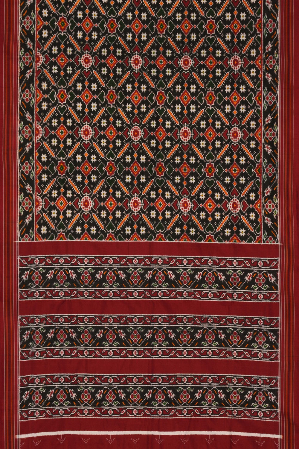 Image of Patan Patola Silk Double Ikat Saree