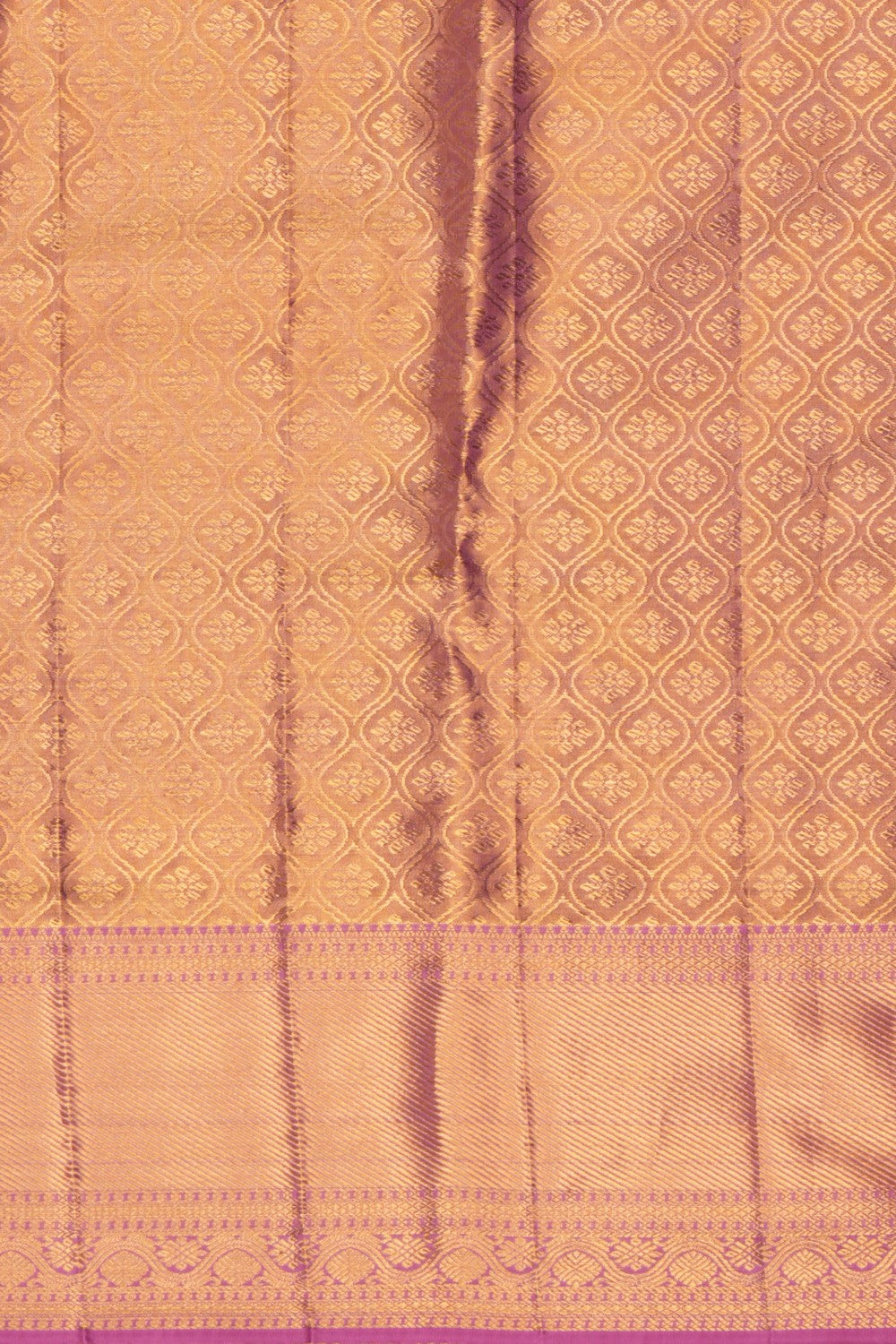 Image of Kanchipattu Tissue Brocade Onion Pink Saree