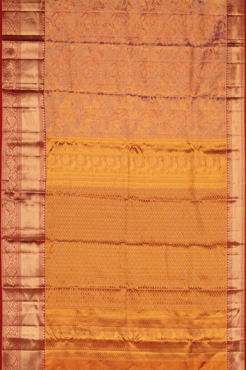 Kanchipattu Tissue Brocade Pink Saree