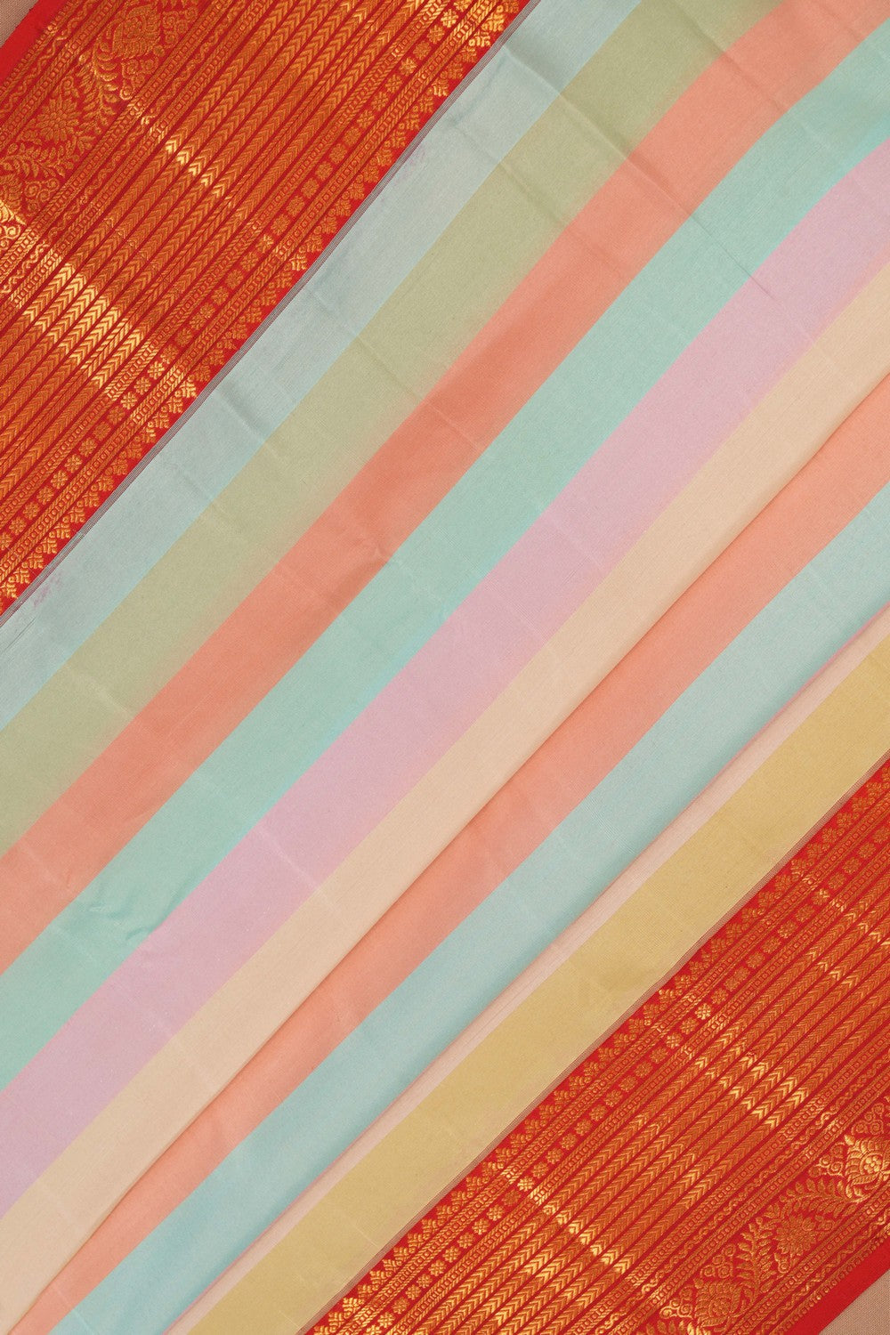 Kanchipattu Multi-Colour Saree