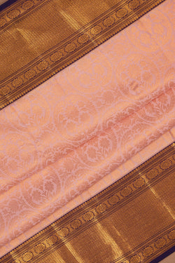 Image of Kanchipattu Brocade Pink Saree