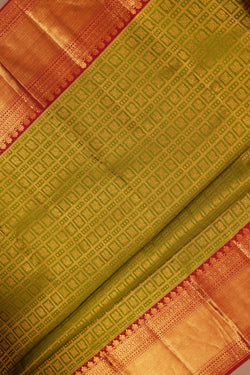 Image of Kanchipattu Brocade Green Saree