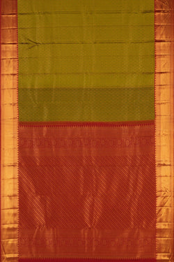 Image of Kanchipattu Brocade Green Saree