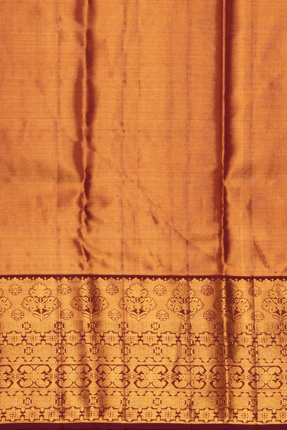 Kanchipattu Brocade Gold Saree