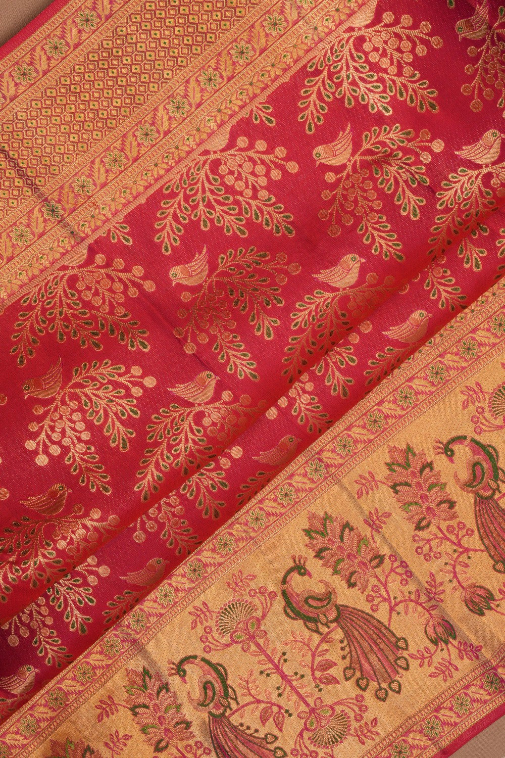 Rangkat Brocade Kanchipattu Silk Saree