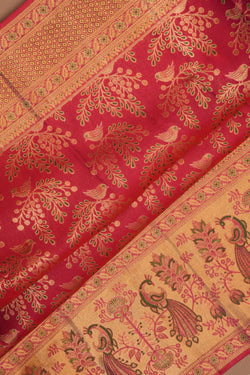 Image of Rangkat Brocade Kanchipattu Silk Saree