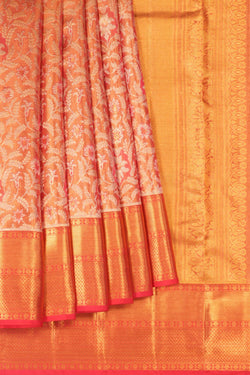 Image of Kanchipattu Brocade Gold Saree