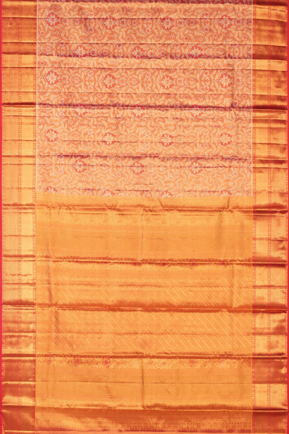 Kanchipattu Brocade Gold Saree