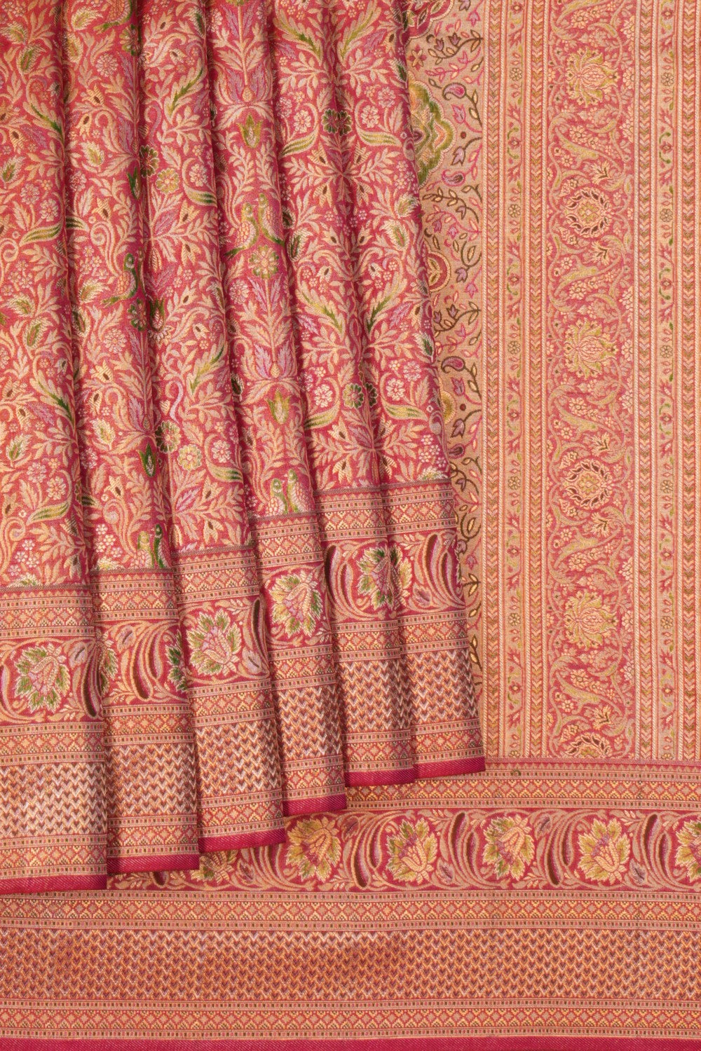 Kanchipattu Brocade Gold Saree