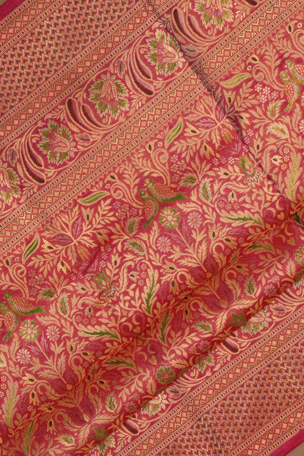 Kanchipattu Brocade Gold Saree