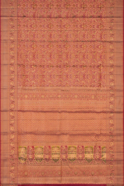 Image of Kanchipattu Brocade Gold Saree