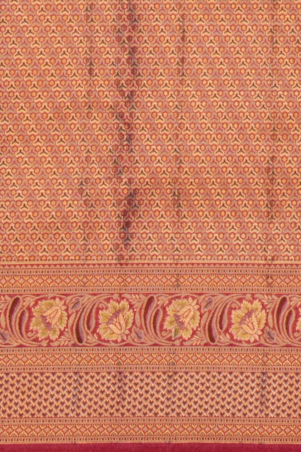 Kanchipattu Brocade Gold Saree