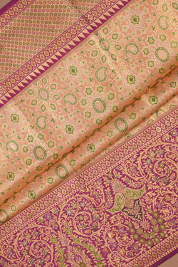 Image of Kanchipattu Brocade Gold Saree