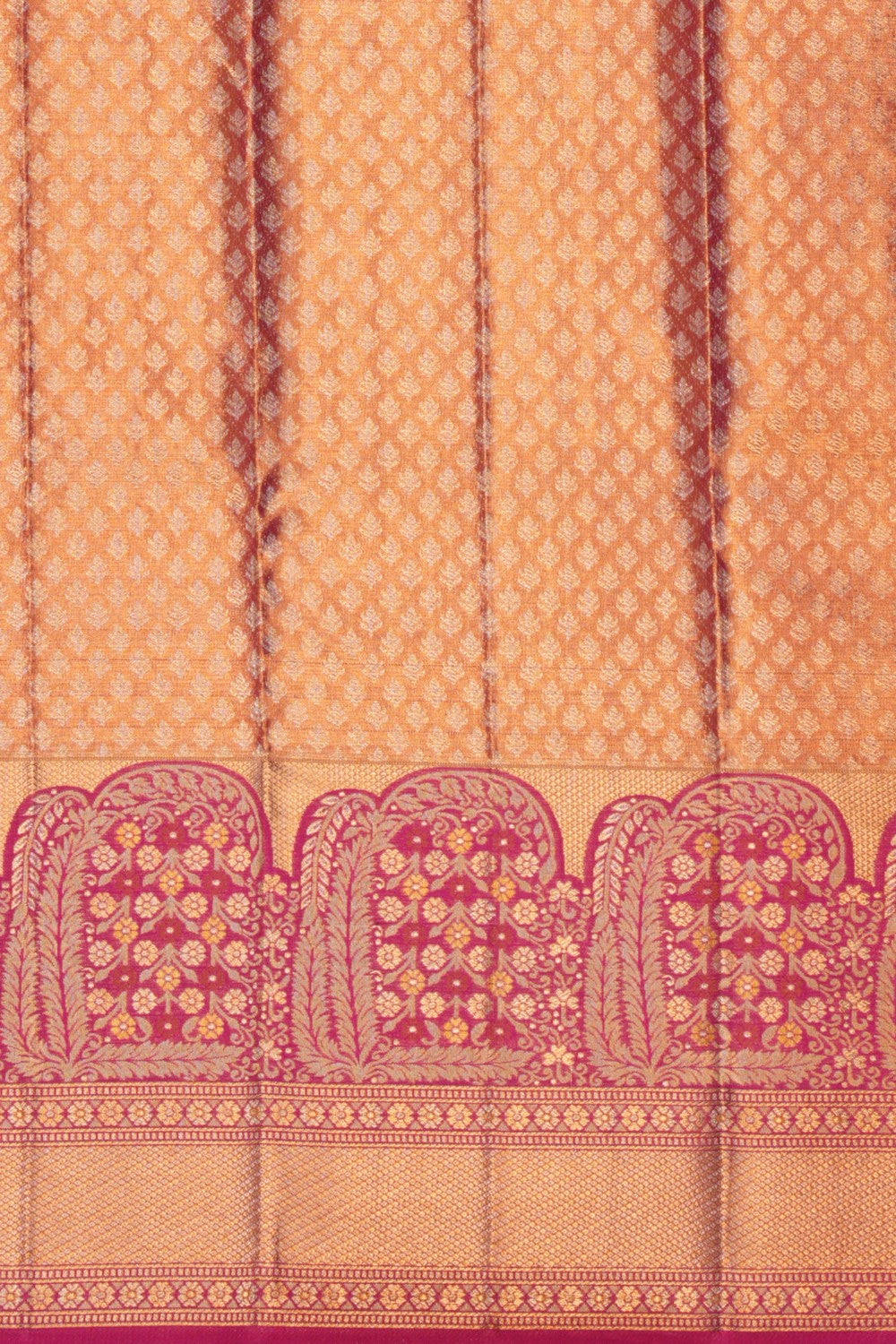 Kanchipattu Brocade Gold Saree