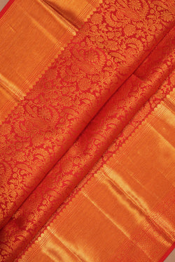 Image of Kanchipattu Brocade Red Saree