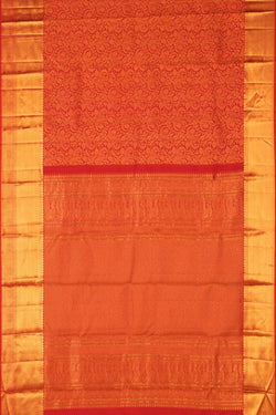 Image of Kanchipattu Brocade Red Saree