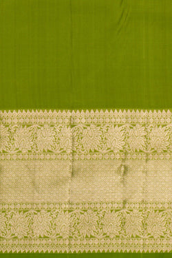 Image of Kanchipattu Brocade Green Saree