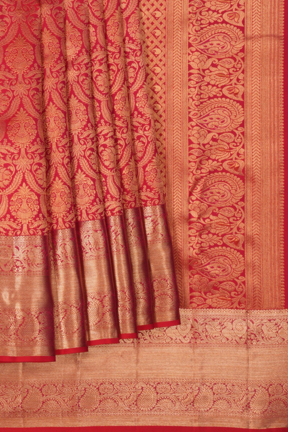 Kanchipattu Brocade Pink Saree