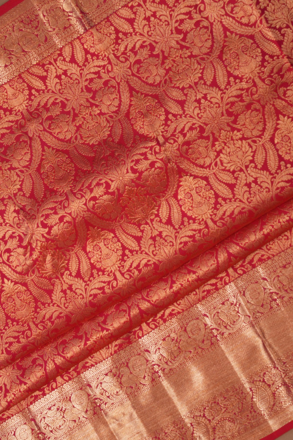 Kanchipattu Brocade Pink Saree