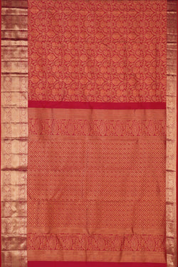 Image of Kanchipattu Brocade Pink Saree