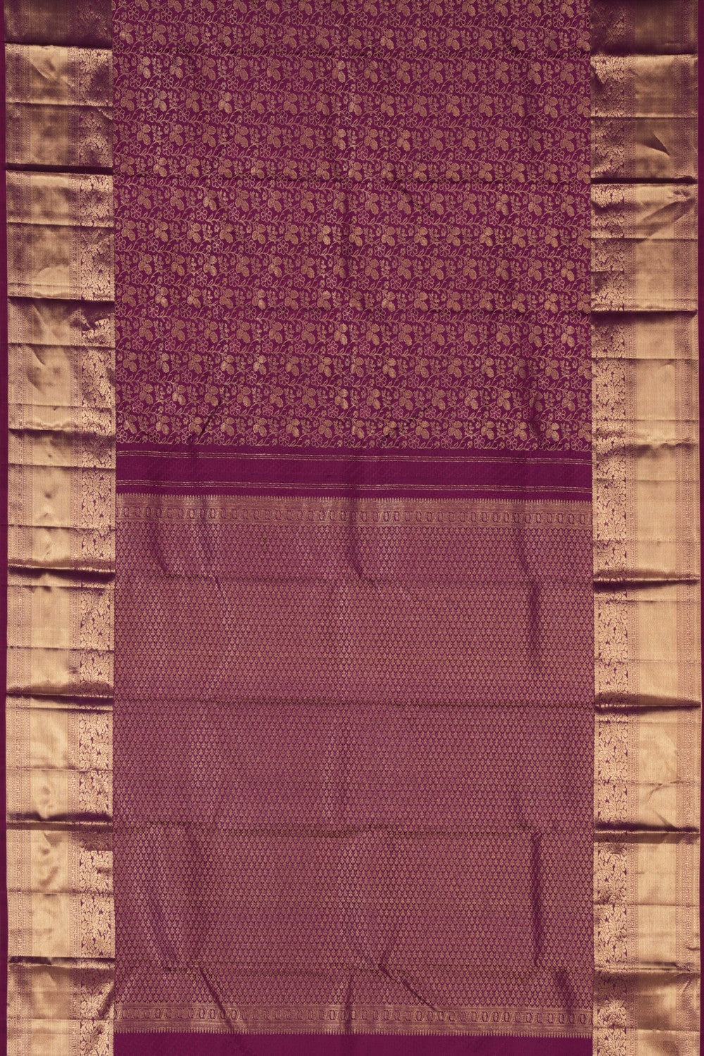 Kanchipattu Brocade Purple Saree